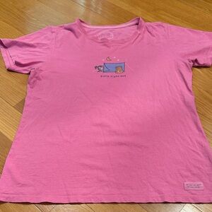 Life is good women’s girls night out short sleeve shirt size medium.